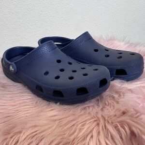 Classic Navy Crocs- Comfortable Slip-On Shoe